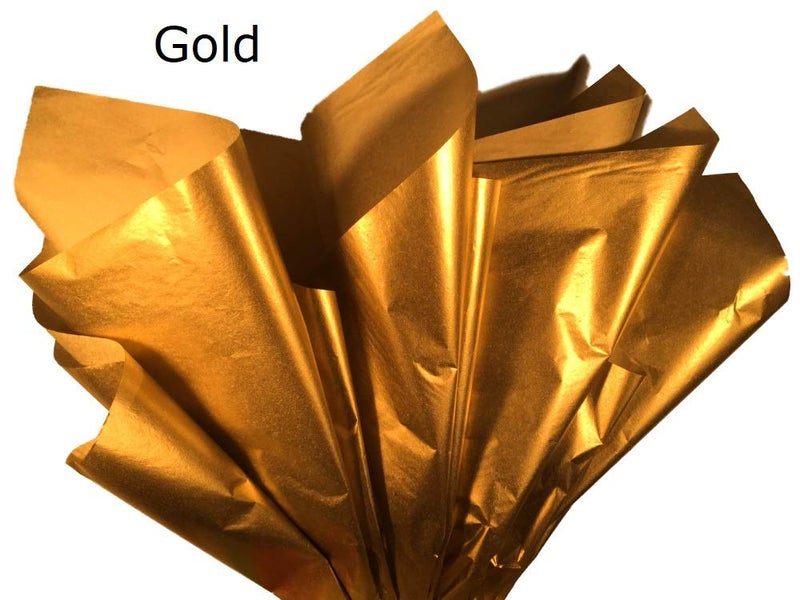 Ocean Tides 500 Sheets (14 x 20 Inches) Christmas Wrapping Paper â€“ Gift Wrapping Tissue Paper Bulk for Crafts, Birthdays, & Holidays â€“ Colored Tissue Papers for Gift Bags & Decorations, Gold - Image 4